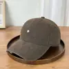 Gorra de Béisbol Bordada de Ala Dura con Botones Decorativos de Alta Calidad para Mujer, Sombrero de Sol de Ala Ancha para Hombre para Primavera y Verano