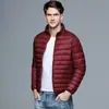 Jaqueta de Algodão Leve Nova para Homens Roupas de Inverno com Capuz para Homens Tamanho Grande Calor Casual para Homens