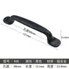 Manija Extendida para Puerta de Armario Negra Minimalista Moderna de Gama Alta Lujo Ligero Tira Larga Manija de Puerta de Cajón de Gabinete