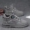 Botas Martin de caña alta para hombre Estilo británico retro de otoño Zapatos casuales de cuero para hombre Suela gruesa Impermeables Antideslizantes Botas de trabajo Botines