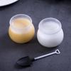 Taza de pudín gordo mousse tiramisú helado creativo PP pecera vaso de plástico embalaje para hornear resistente a altas temperaturas