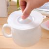 Tapa de cuenco japonés multifuncional de fábrica, tapa de silicona para taza, tapa de cuenco sellada de grado alimenticio grande y pequeña, tapa para taza, tres colores