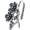 Plata Esterlina s925 Flor Estilo Retro Clip Hebilla Segura Cera de Miel Verde Pino Hebilla Colgante Hebilla Accesorios DIY