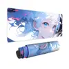 Tapete de Mesa Grande e Fofo de Menina Bidimensional Personalizado Jogo de Abstinência Mouse Pad de Anime Criativo para Meninos E-Sports