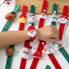 Muñeco de Peluche de Dibujos Animados Anillo a Presión Pulsera de Pareja Regalo para Niños Niñas Navidad Reno Muñeco de Nieve Accesorios Decorativos