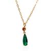 Aretes Anime Transfronterizos El Castillo Ambulante Estilo Similar para Mujer Moda Aretes Colgantes de Cristal Verde y Clips para Oreja