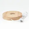 Portalampara Luminoso de Madera LED Personalizado DIY Base de Luz Nocturna de Madera Maciza Base Luminosa con Enchufe USB