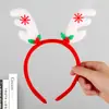 Diademas y Bandas para el Cabello de Navidad para Adultos y Niños, Diademas de Navidad con Astas, Accesorios para la Cabeza de Navidad