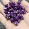 Cuentas Hexagonales Shujulai Optimizadas, Cuentas Sueltas de Jade Morado, Cuentas Cilíndricas Multifacéticas, Joyería de Pulsera de Columna Recta