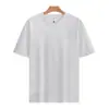 220g Solona Popular Color Sólido Manga Corta DIY Logo Personalizado Verano Textura Hielo Camiseta Camisa Publicitaria Ropa de Trabajo