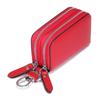 Bolsa de Llaves con Candado para el Hogar de Gran Capacidad Simple para Almacenamiento, Comercio Exterior Personalizado, Doble Capa para Llaves de Coche de Mujer, Cuero Genuino para Hombre
