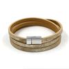 AliExpress fornecer multi-camada pulseira de couro PU pulseira feminina japonês e coreano jóias Yiwu commodity multi-color lote misto