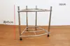 Estante para Lavabo de Acero Inoxidable Y*H Estante para Lavabo de Pie Estante de Tres y Cuatro Esquinas Estante para Lavabos de Múltiples Niveles Conjunto para Cocina y Baño