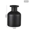 Botella de Aromaterapia Barriga Grande Botella Vacía Boca de Tarjeta Sin Fuego Botella de Vidrio Transparente Flor Seca Planta Fragancia Aceite Esencial Palo Volátil Botella Expansible