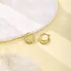 Entrada Francesa Lujo Estilo Metálico Gama Alta Aretes Elegantes Amor Estrella Aretes de Acero Inoxidable Moda Femenina Aretes Distintivos