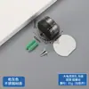 Tope de puerta superior de acero inoxidable sin perforaciones Tope de puerta de succión al suelo tipo Tortuga con resistencia magnética para puerta, goma gruesa anticolisión, tope de puerta montado en el suelo