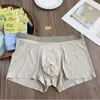 Ropa Interior para Hombre Nuevo Estilo Nylon Seda de Hielo Verano Sin Costuras Cómodos Boxer Briefs de Cintura Media Precio Especial Suministro al por Mayor