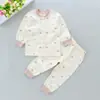 Uma geração de roupas de bebê para outono e primavera calças algodão sem costura roupas para recém-nascidos bebê abertura frontal conjunto de underwear