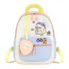 Mochila nueva para niños, fresca, dulce, linda mochila de dibujos animados para niños de preescolar y grados 1-3, bolsa ligera de doble hombro
