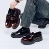 Mocasines Amazon Degradados para Hombre Transfronterizos Talla Grande Zapatos de Cuero de Negocios Estilo Británico Zapatos Casuales Aumentadores de Altura Suela Gruesa Zapatos para Hombre