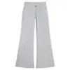 Pantalones de Jeans de Estilo Americano para Mujer, Ajustados, Caída Suelta, de Pierna Ancha, Largo hasta el Suelo, Versátiles, con Estampados de Primavera, para Primavera y Verano