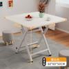 Mesa plegable cuadrada para apartamento pequeño, mesa de comedor para el hogar, mesa de comedor portátil sencilla, alquiler de sala de estar, puesto de comedor al aire libre