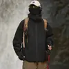 Estilo Novo 2025 Roupas de Trabalho com Capuz Esportivas para Montanhismo ao Ar Livre Jaquetas à Prova de Vento e Impermeáveis para Primavera e Outono para Homens e Mulheres