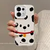 Adecuado para funda de teléfono Oppo Reno16, anticaída, nuevo Reno15 Pro, perro de campana con manchas de dibujos animados divertido para mujer