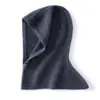 Nueva colección de otoño e invierno: conjunto de gorro y bufanda de punto de cachemira cálidos, de color liso, diseño unisex, simple y versátil