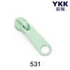 Tirador de cremallera YKK No. 3 tiradores de nailon DFL sin bloqueo para bolsas, fundas de edredón, fundas de almohada, tirador YKK hecho a mano, en stock para entrega inmediata
