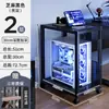 Soporte para Host de Computadora de Sala de E-Sports, Estante de Almacenamiento Base de Caja Móvil Multicapa, Carrito de Piso para Uso Doméstico Debajo del Escritorio