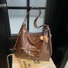 Mochila Transfronteriza de Alta Gama de Gran Capacidad Diseño Pequeño de Nicho Sentido Invernal Bolso de Mujer Hombro Único Cruzado Multiusos Mochila para Viajes Diarios