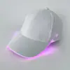 Chapéu Luminoso LED para Exterior Chapéu Luminoso Hip-Hop Dança de Rua Chapéu Dee Dance Bar Boate Performance de Palco Boné de Basebol