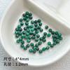 Montaña Verde Primavera Piedra Natural Punto Verde Aventurina Verde Cuentas Sueltas Separador Pulsera DIY Hecha a Mano Collar Accesorios Material