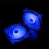 Suministro directo transfronterizo host de computadora de escritorio ventilador de refrigeración de chasis Magic RGB 12cm Crystal cool LED silencioso