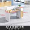 Mesa para 4 Pessoas com Armário Lateral, Conjunto de Mesa e Cadeira para Computador para Funcionários de Escritório, Mobiliário de Estação de Trabalho para 6 Pessoas com Caixa de Cabos