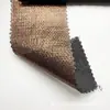 Tecido Karama não elástico estampado a quente, imitação de linho, macio e brilhante, tecido de moda para roupas de performance feminina de palco atacado