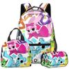 25 Nuevos Productos Transfronterizos Mochilas Escolares para Estudiantes Mochila para Niños Mochilas Sprunki Bolsos de Hombro de Anime Estuches de Doble Capa Tela Oxford