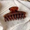 Presilha de garra vintage para cabelo de outono para mulheres, presilha de tubarão para cabelos finos, presilha de cabelo de tamanho médio estilo coreano para a parte de trás da cabeça, acessório de cabelo