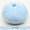 Suéter de Mohair para Bebê Cachecol Xale Fiação Fio de Lã Fina Crochê Tricô à Mão Bolsa Material para DIY
