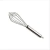 Batidor de Huevos de Alambre Delgado de Acero Inoxidable Herramienta Manual para Cocina Doméstica Batidora de Huevo Crema Mantequilla Batidor Grande