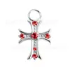 Liga de Titânio F136 Anel de Corrida Cruz Espinhosa Retro Zircônia Piercing de Lábio Brinco Colar Pulseira Acessórios de Joias DIY