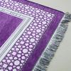 Alfombra tejida estampada con púas, plegable, lavable, estilo étnico, para sala de estar, Amazon