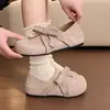 Zapatos Birkenstock con Remache y Lazo en el Talón Oculto 2026 Nuevo Primavera Dos Vías Cubierta Completa Suela Gruesa Mocasines Zapatos de Vestir Mujer