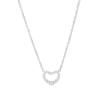 Diseño de nicho simple Collar de amor con incrustaciones de diamantes Moda transfronteriza Venta caliente Temperamento fresco y dulce Nueva cadena para clavícula