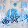 Letrero Decorativo Grande de Sirena Decoración de Ambiente de Cumpleaños para Interiores Letrero Decorativo de Fondo para Fiesta Temática del Océano