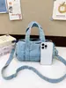Nueva Bolsa de Almohada de Tela Vaquera para Niños y Niñas, Bolso de Mano, Bolso Cruzado Portátil para Salidas, Otoño al por Mayor
