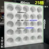 Bandeja de algodón perlado de 150 celdas anillo de hardware joyería galvanoplastia producción express logística rotación forro de esponja de espuma