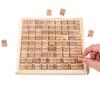 Tabla de multiplicar del 99 rompecabezas de educación temprana para niños tabla de fórmulas de multiplicación 99 estudiantes de primaria aritmética madera material didáctico de primer y segundo grado