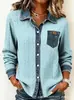2026 Comércio Exterior Transfronteiriço Amazon Site Independente Moda Feminina de Verão Camisa de Manga Longa com Estampa Xadrez Roupas Femininas